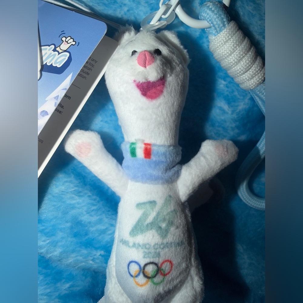 2026 Winter Olympics official mascot plush toy keychain bag pendant 5” - Picture 2 of 6